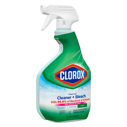 Clorox Original Clean-Up All Purpose Cleaner with Bleach Spray Bottle, 32oz