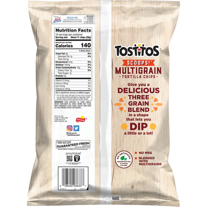Tostitos Scoops Multi Grain Tortilla Chips 10oz