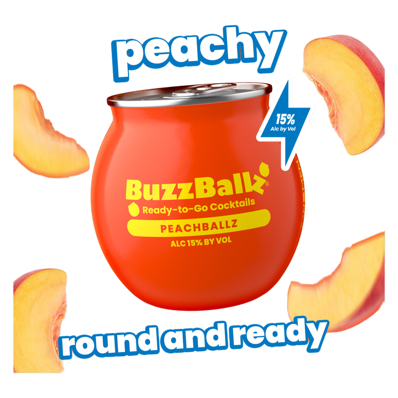 BuzzBallz Chillers Peach 187ml