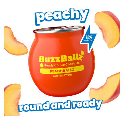 BuzzBallz Chillers Peach 187ml