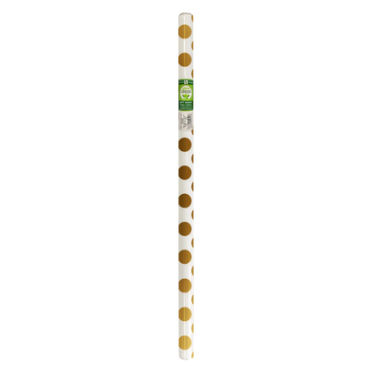 Gold & Silver Dot Jumbo Roll Wrap