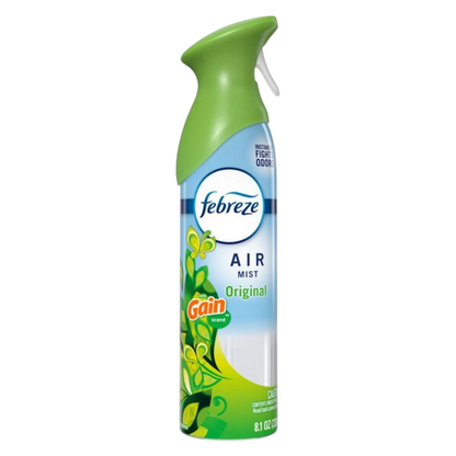 Febreze Air Mist, Air Freshener Spray, Odor Fighting Room Spray, Gain Original, 8.1oz, 1ct
