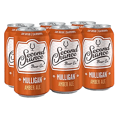 Second Chance Mulligan Amber Ale 6pk 12oz Can