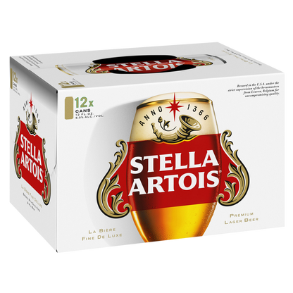 Stella Artois 12pk 12oz Cans 5.0% ABV