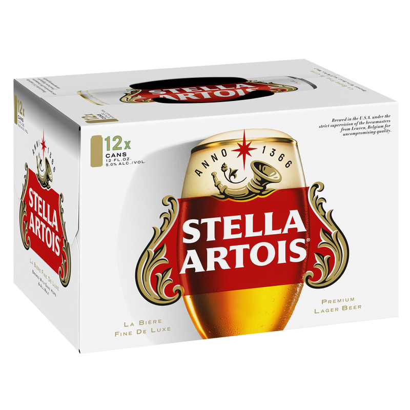 Stella Artois 12pk 12oz Cans 5.0% ABV