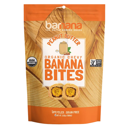Barnana Peanut Butter Organic Chewy Banana Bites 3.5oz
