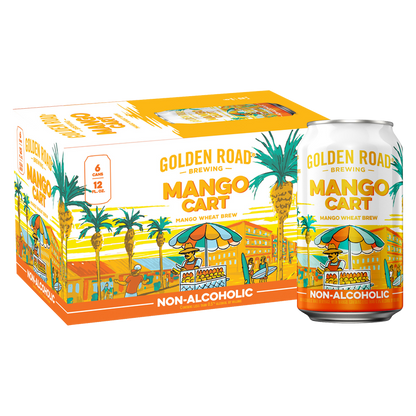 Golden Road Brewing Mango Cart Non-Alcoholic 6pk 12oz Can