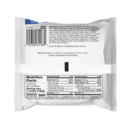 Little Debbie Chocolate Chip Crème Pie- Double Decker, 4oz