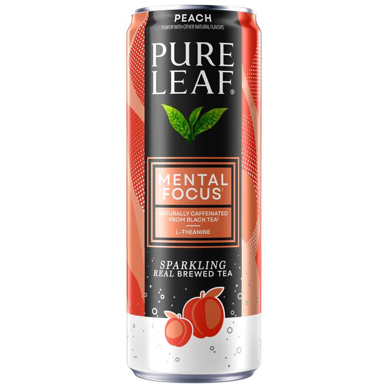 Pure Leaf Mental Focus Brewed Tea Peach 12oz Btl