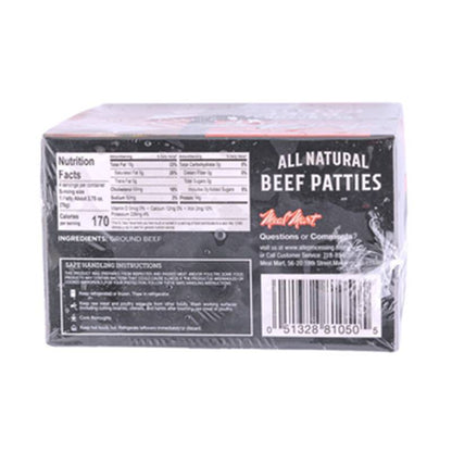 Meal Mart Kosher Beef Patties 4ct/16oz