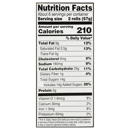 Two-Bite Cinnamon Rolls - 12oz