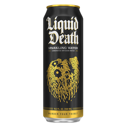 Liquid Death Sparkling Water 19.2oz King Size Can