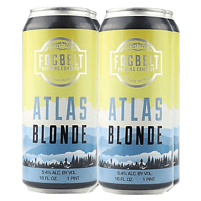 Fogbelt Brewing Atlas Blonde Ale 4pk 16oz Can