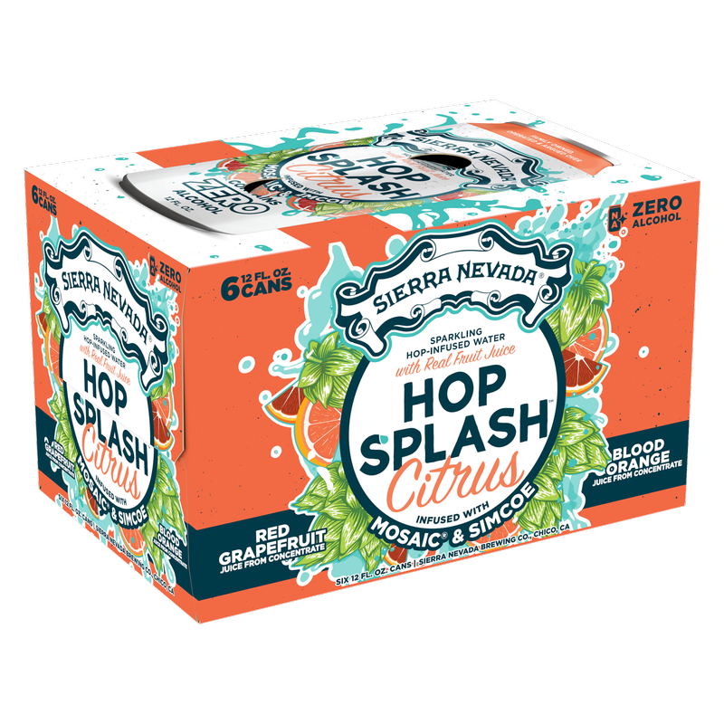 Sierra Nevada Hop Splash Citrus Sparkling Water 6PKC