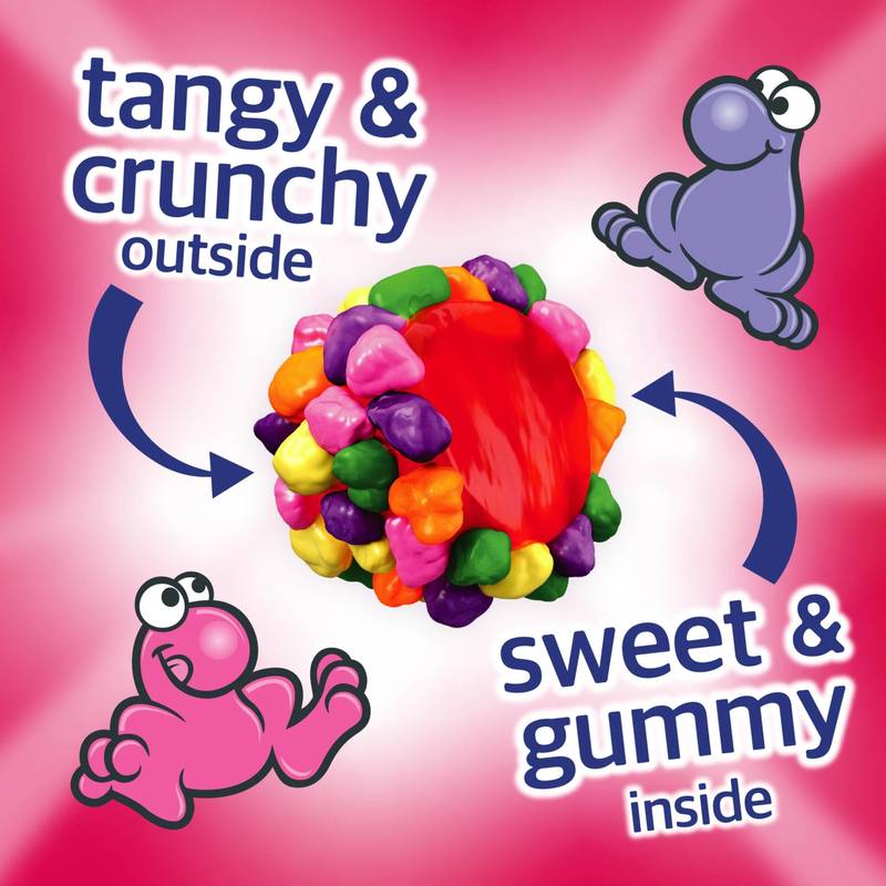NERDS Gummy Clusters, Candy, Rainbow, Crunchy and Gummy, 8 oz
