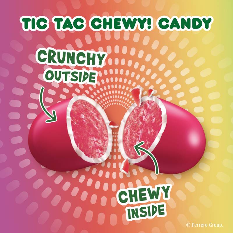 TIC TAC CHEWY! Fruit Adventure Candy, Fruit Candy, 3.4 oz