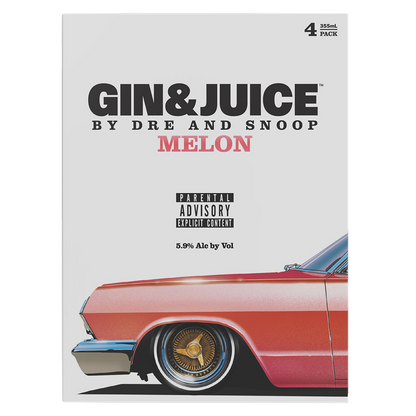 GIN & JUICE Melon 4pk 355ml Can 5.9% ABV