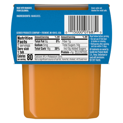 Gerber 2nd Foods Mango, 2-Pack