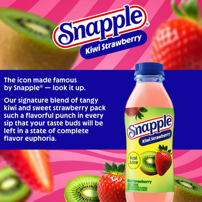 Snapple Kiwi Strawberry 16oz Btl