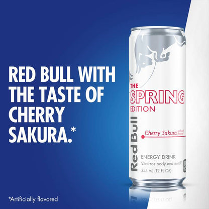 Red Bull Spring Edition Cherry Sakura 12oz Can