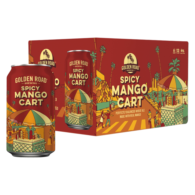 Golden Road Brewing Spicy Mango Cart 6pk 12oz Can