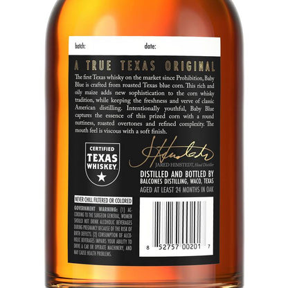 Balcones Blue Corn Whiskey 750ml