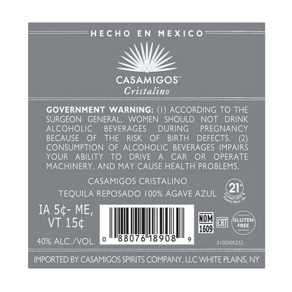 Casamigos Tequila Cristalino Reposado 1L