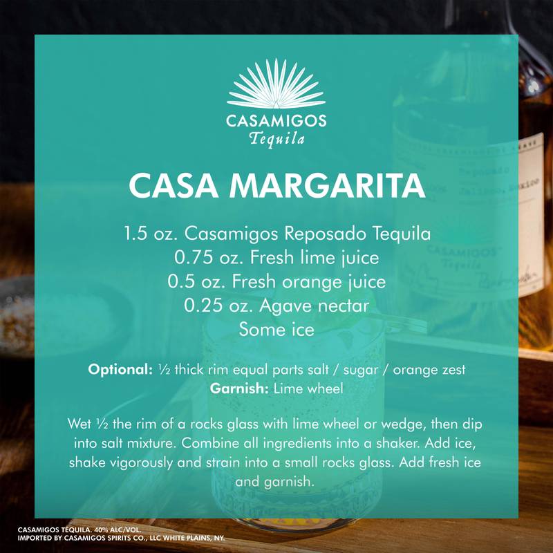 Casamigos Reposado Tequila 750ml (80 Proof)