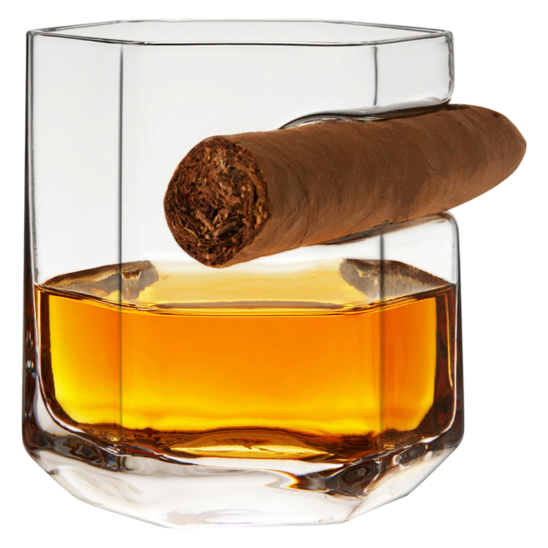 Viski Crystal Cigar Glass