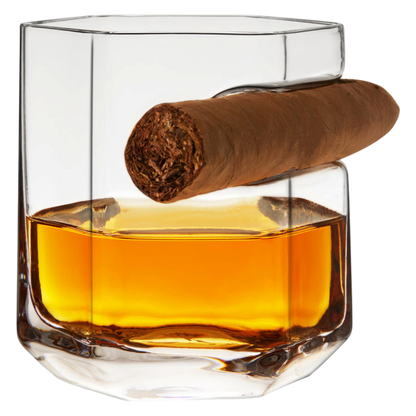Viski Crystal Cigar Glass
