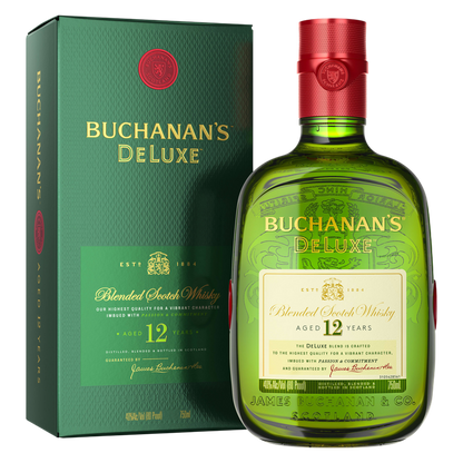 Buchanan's DeLuxe Aged 12 Years Blended Scotch Whisky, 750ml (80 Proof)