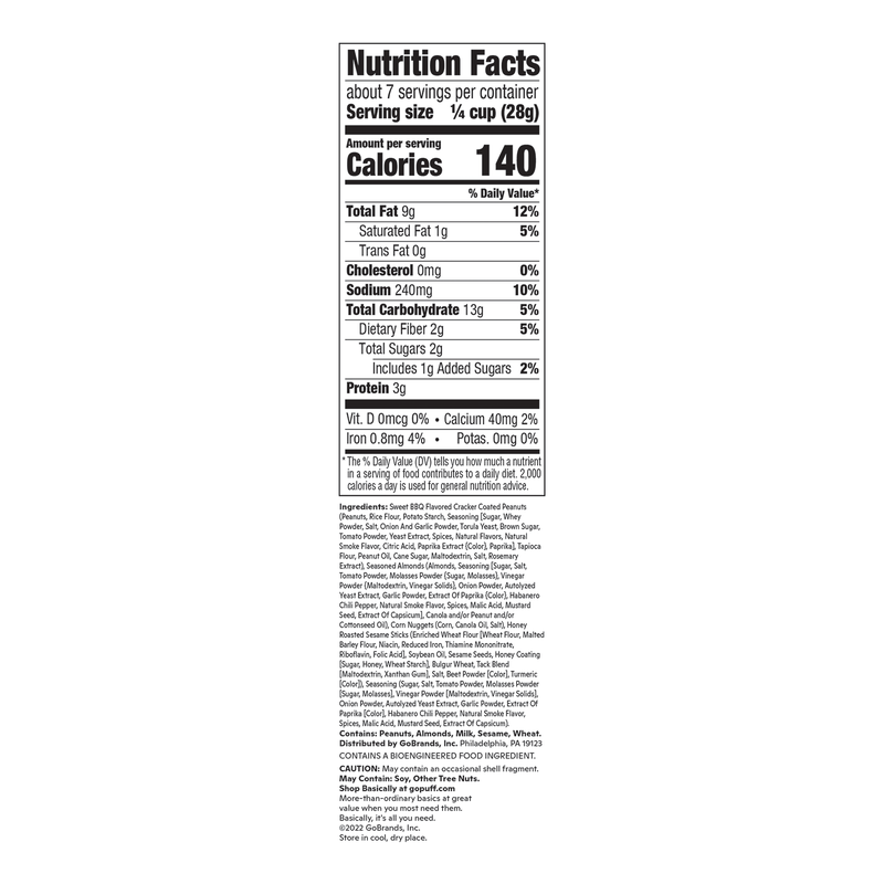 Basically, Sweet Heat BBQ Trail Mix 7oz