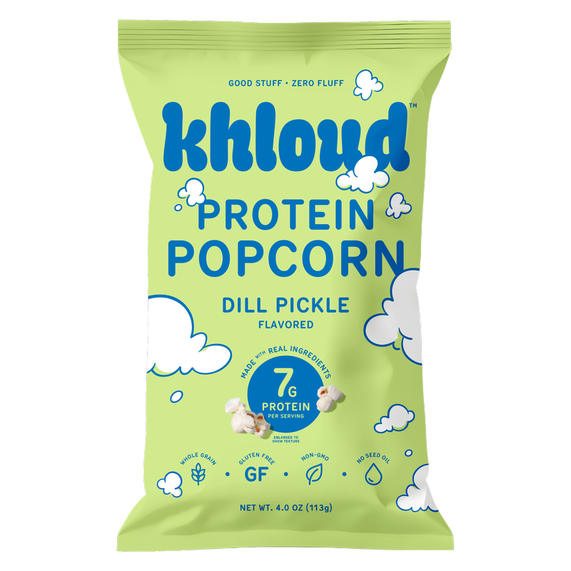 Khloud Protein Popcorn - Dill Pickle, 4 oz