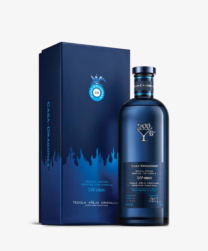 Paolo Casa – Origini Casa Dragones x Karol G Cristalino Tequila 750ml Bottle - Casa
