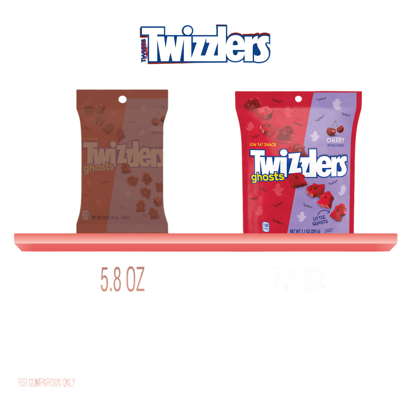 TWIZZLERS Ghosts Cherry Candy, 7.1 oz
