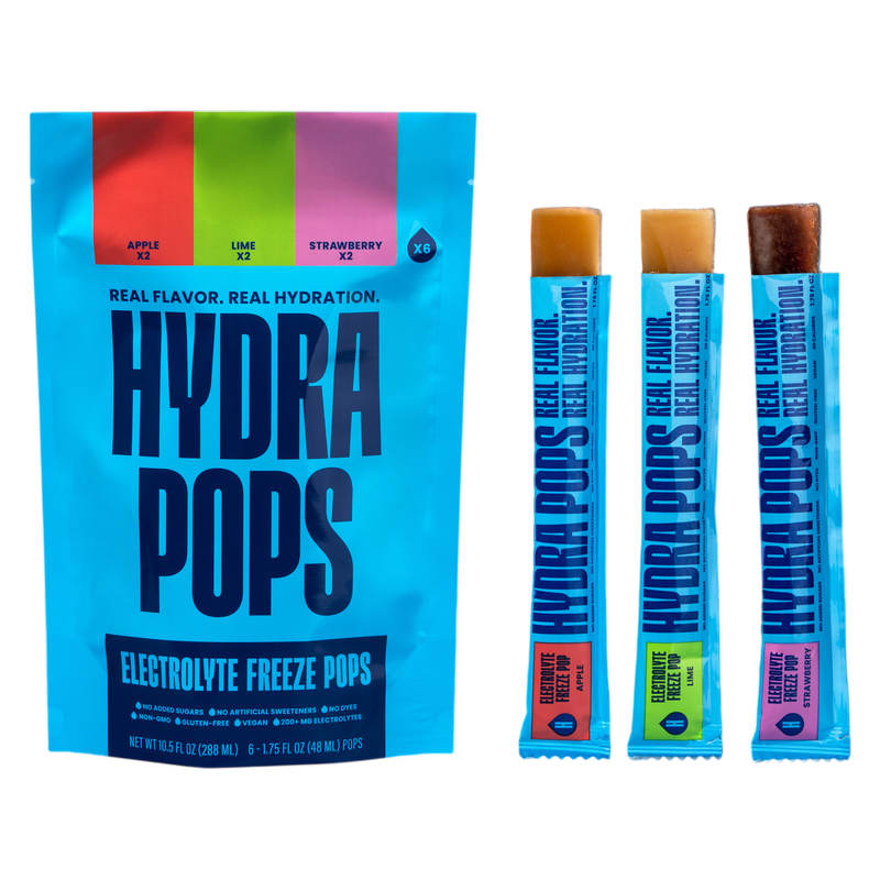 Hydra Pops Variety Pack Electrolyte Freeze Pops