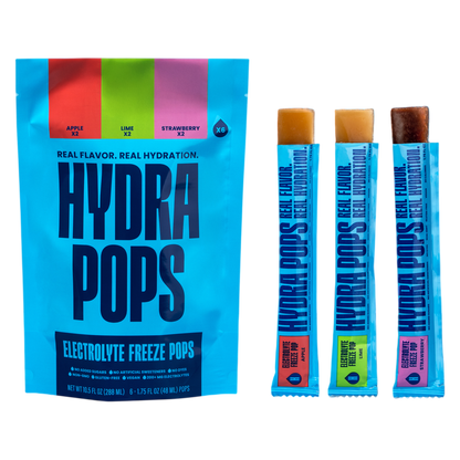 Hydra Pops Variety Pack Electrolyte Freeze Pops