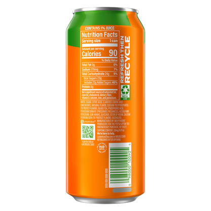 Lipton Fusions Pineapple Mango Lemonade 16oz Can