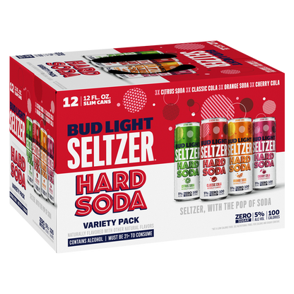 Bud Light Hard Seltzer Hard Soda Variety 12pk 12oz Cans 5 % ABV