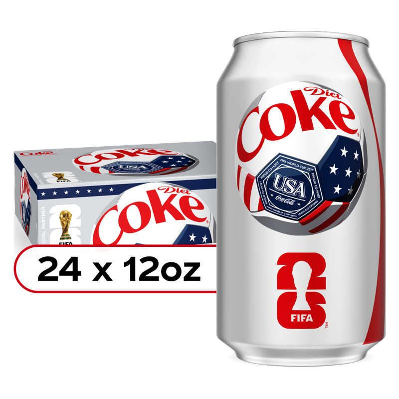 Diet Coca-Cola 24pk 12oz Can