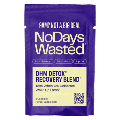 No Days Wasted DHM Detox Hydration Recovery Hangover Pills 5pk
