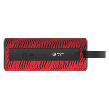 AT&T S30-BLK Red Portable Bluetooth Wireless Speaker