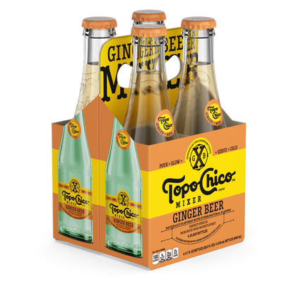Topo Chico Mixer Ginger Beer 4pk 7.1oz Glass Bottle - Topo Chico