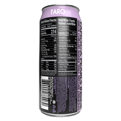 INOTEA - Taro Bubble Tea 16.6oz can