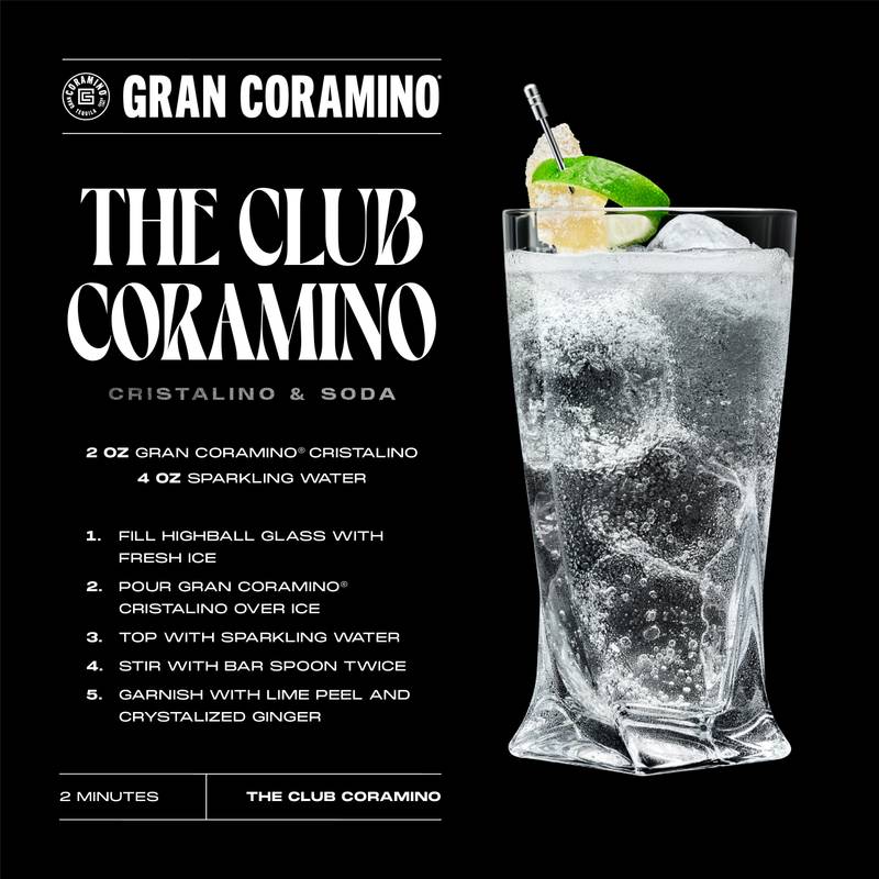 Gran Coramino Tequila Cristalino 375ml (80 Proof)