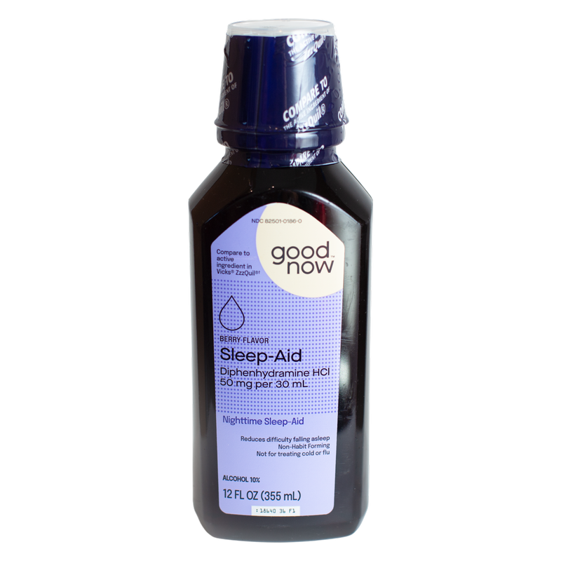 Goodnow Sleep-Aid Liquid 50MG Berry Flavor - 12 fl oz