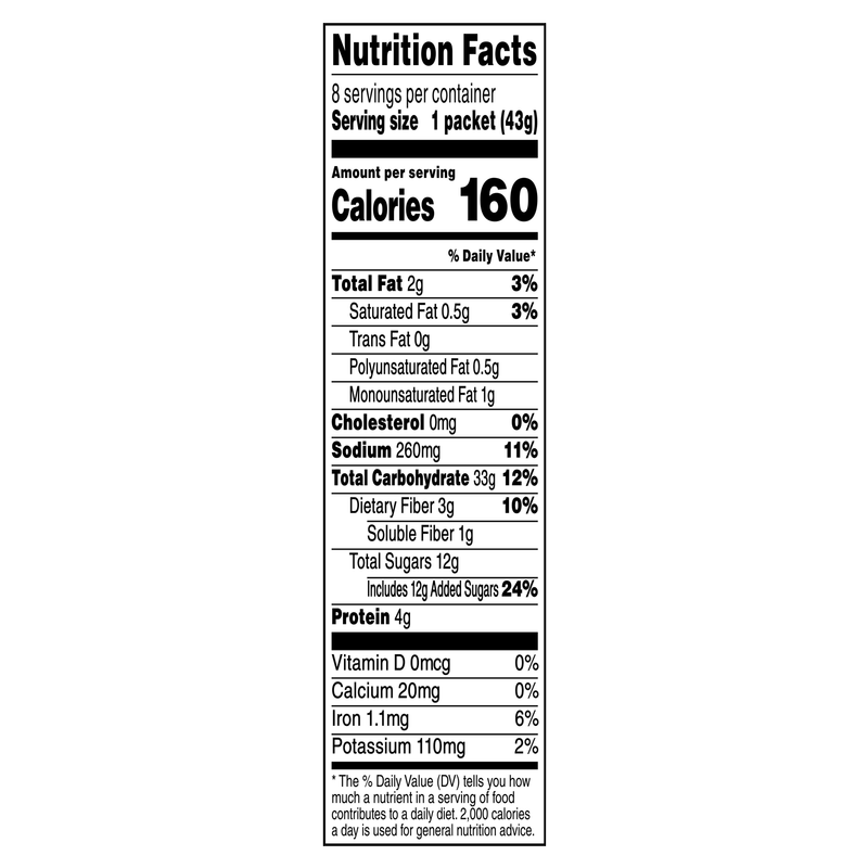 Quaker Instant Oatmeal Maple & Brown Sugar 8ct