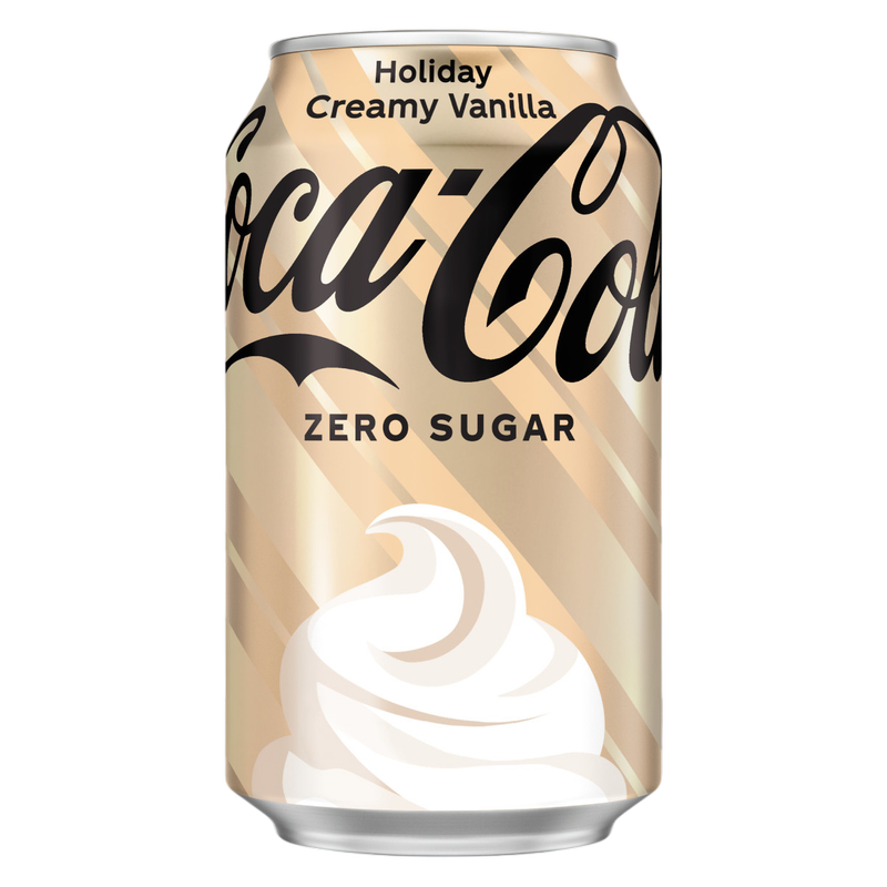 Coca-Cola Zero Sugar Holiday Creamy Vanilla 12pk 12oz Can