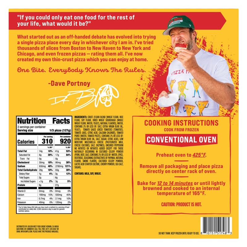 Barstool Sports One Bite Pepperoni Pizza 13.4oz