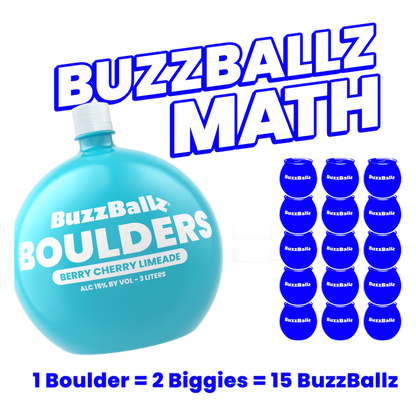 Buzzballz Boulders Chillers Berry Cherry Lime 3L